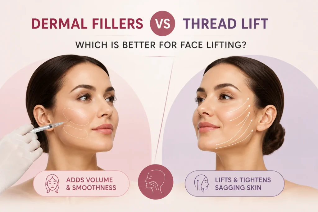 Fillers vs Thread Lift Treatment in Lucknow